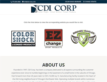 Tablet Screenshot of cdi-corp.com
